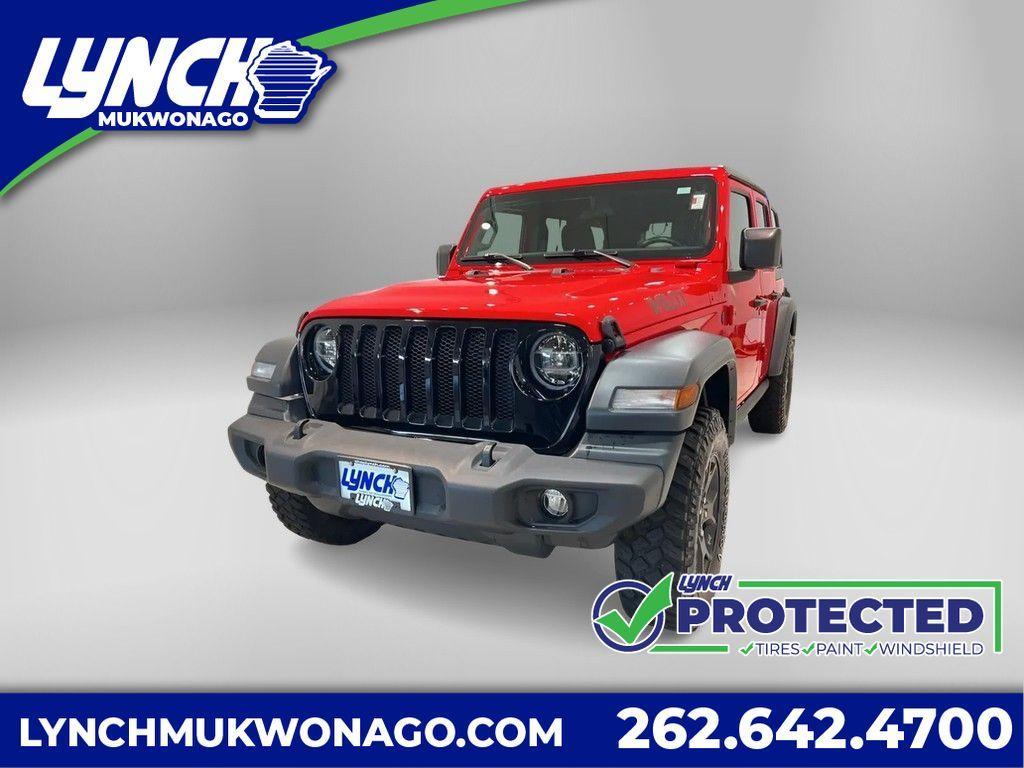 used 2020 Jeep Wrangler Unlimited car, priced at $32,799