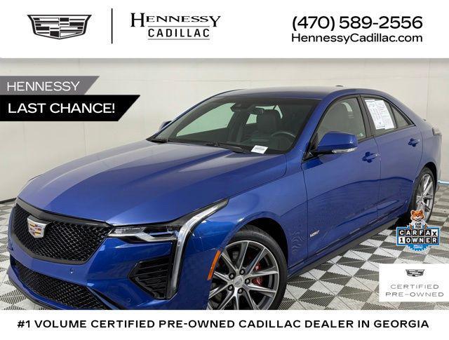 used 2023 Cadillac CT4-V car, priced at $44,299