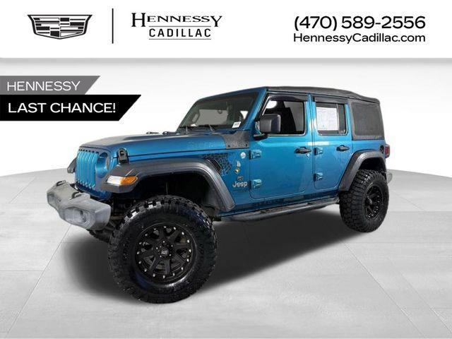 used 2020 Jeep Wrangler Unlimited car, priced at $27,292