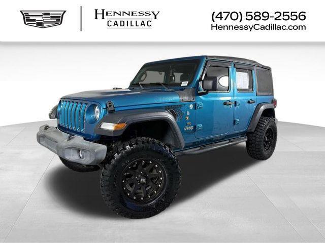 used 2020 Jeep Wrangler Unlimited car, priced at $27,292