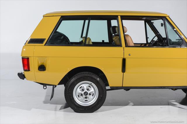 used 1978 Land Rover Range Rover car, priced at $84,900