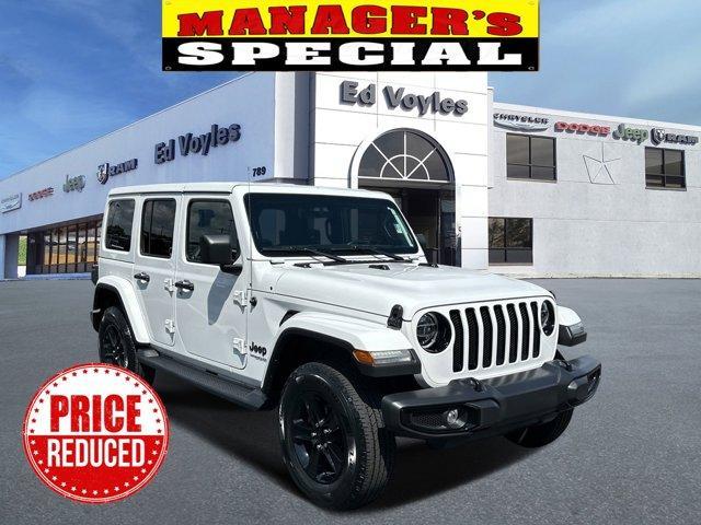 used 2022 Jeep Wrangler Unlimited car, priced at $34,825