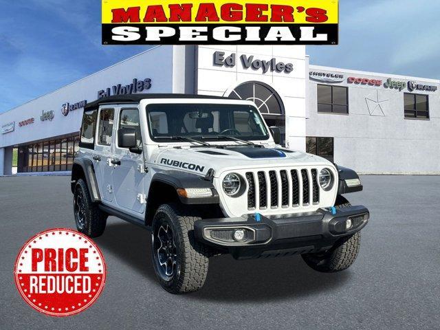 used 2021 Jeep Wrangler Unlimited 4xe car, priced at $33,538