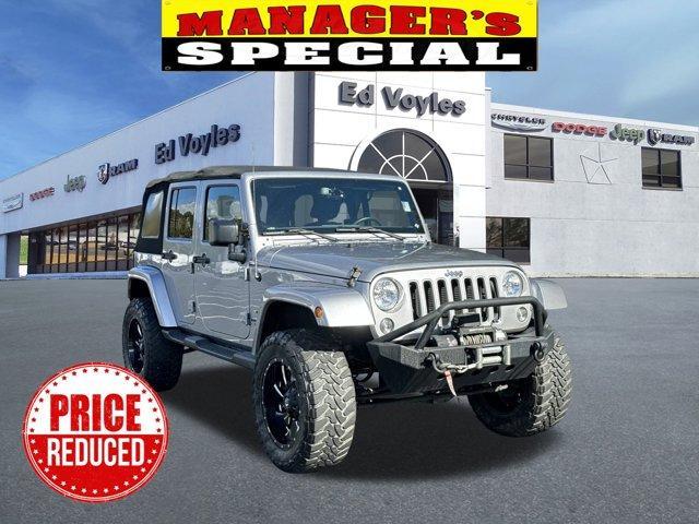 used 2016 Jeep Wrangler Unlimited car, priced at $19,572