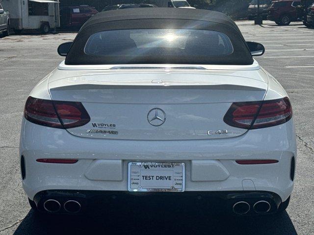 used 2022 Mercedes-Benz AMG C 43 car, priced at $52,617