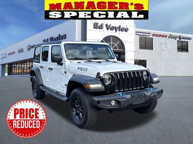 used 2023 Jeep Wrangler 4xe car, priced at $26,630