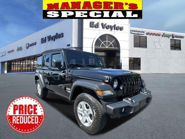 used 2020 Jeep Wrangler Unlimited car, priced at $30,292
