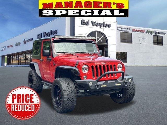 used 2018 Jeep Wrangler JK car, priced at $18,971