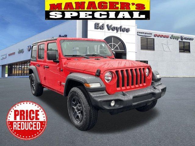 used 2020 Jeep Wrangler Unlimited car, priced at $19,888