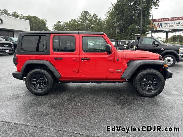 used 2020 Jeep Wrangler Unlimited car, priced at $21,143