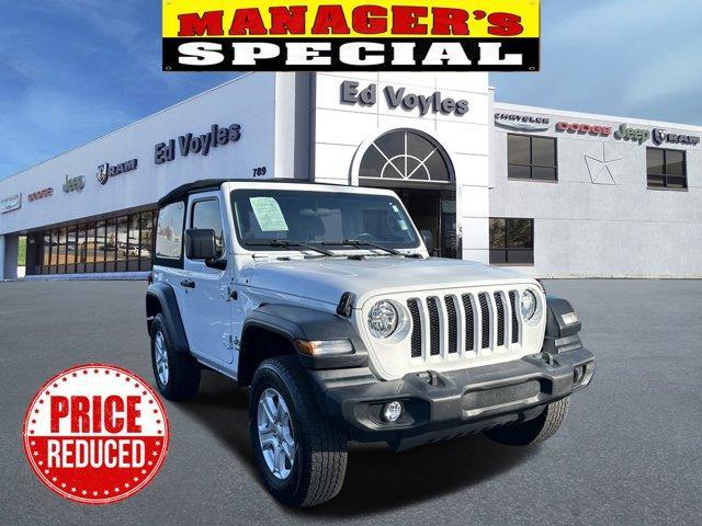used 2020 Jeep Wrangler car, priced at $27,353