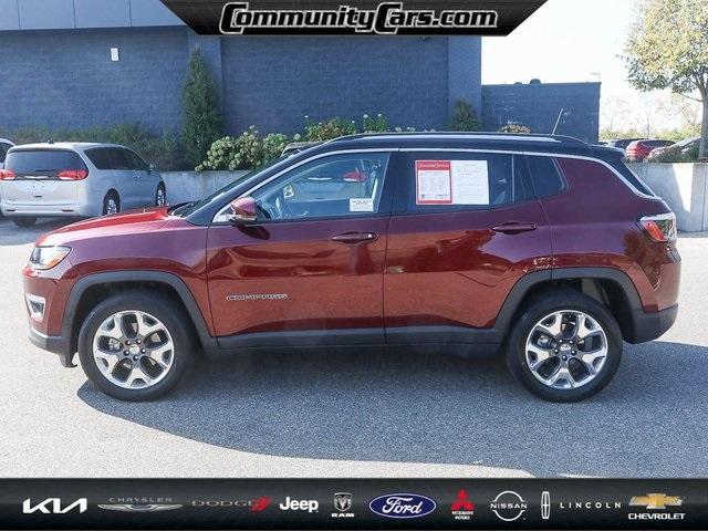 used 2021 Jeep Compass car, priced at $21,400