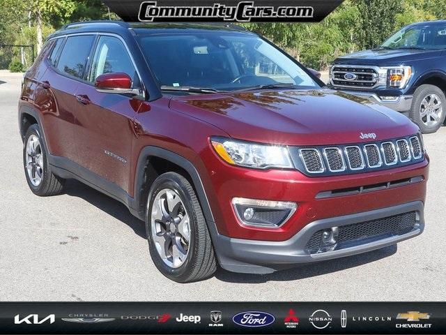 used 2021 Jeep Compass car, priced at $21,400