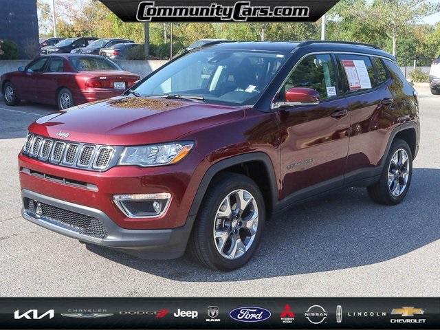 used 2021 Jeep Compass car, priced at $21,400