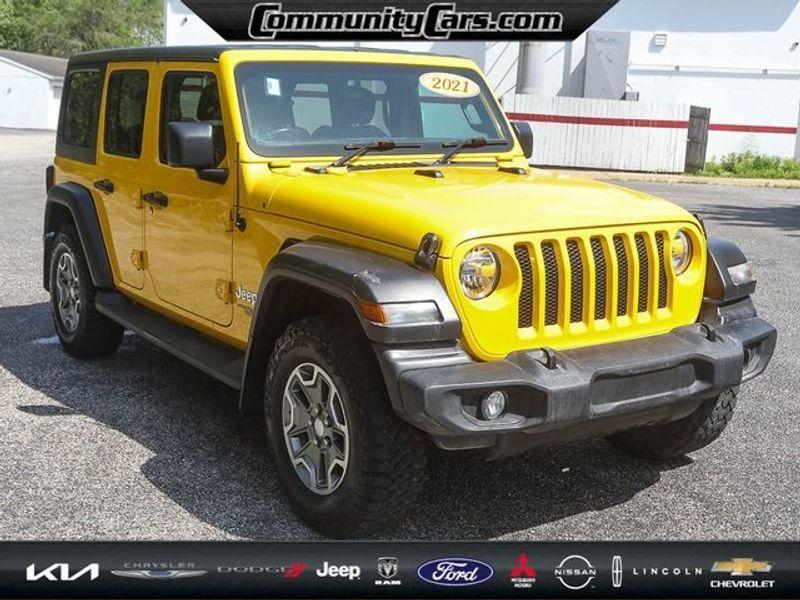 used 2021 Jeep Wrangler Unlimited car, priced at $28,000