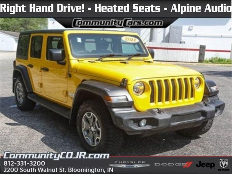used 2021 Jeep Wrangler Unlimited car, priced at $28,000