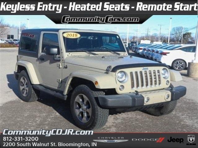 used 2018 Jeep Wrangler JK car, priced at $18,066