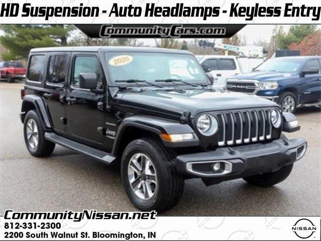 used 2020 Jeep Wrangler Unlimited car, priced at $29,500