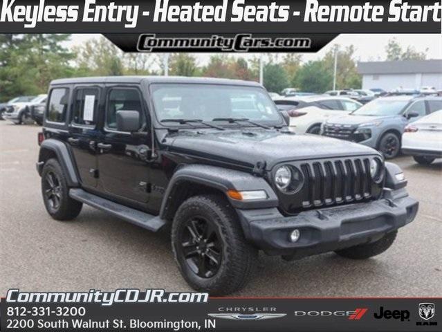 used 2021 Jeep Wrangler Unlimited car, priced at $31,700