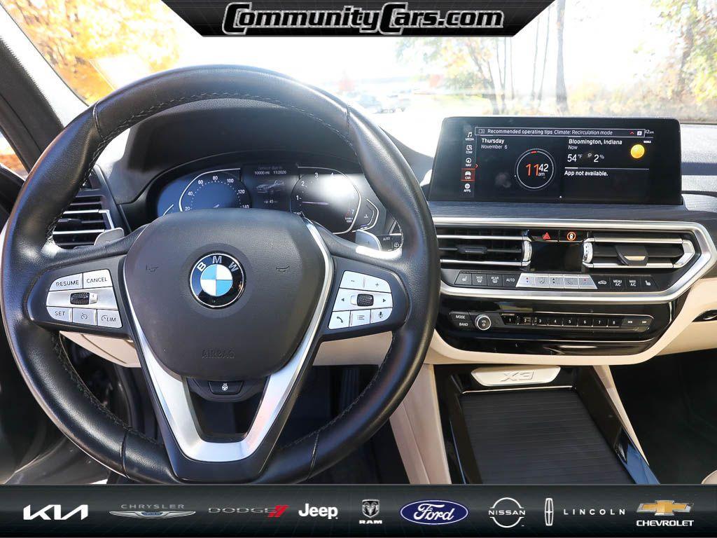 used 2022 BMW X3 car, priced at $24,000