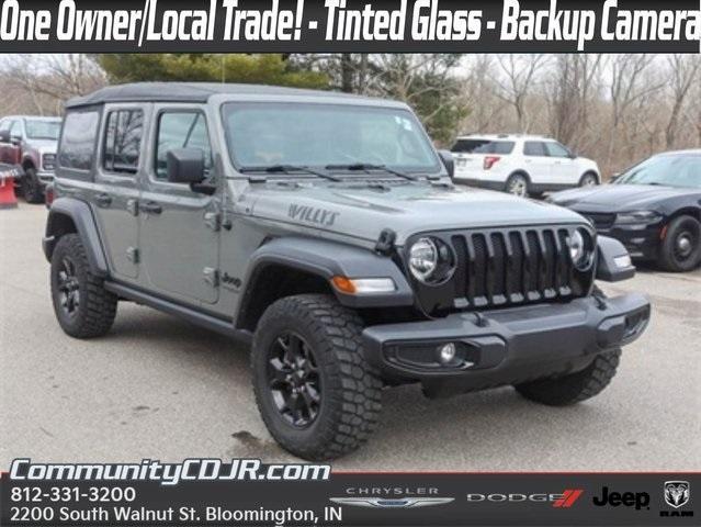 used 2021 Jeep Wrangler Unlimited car, priced at $33,185