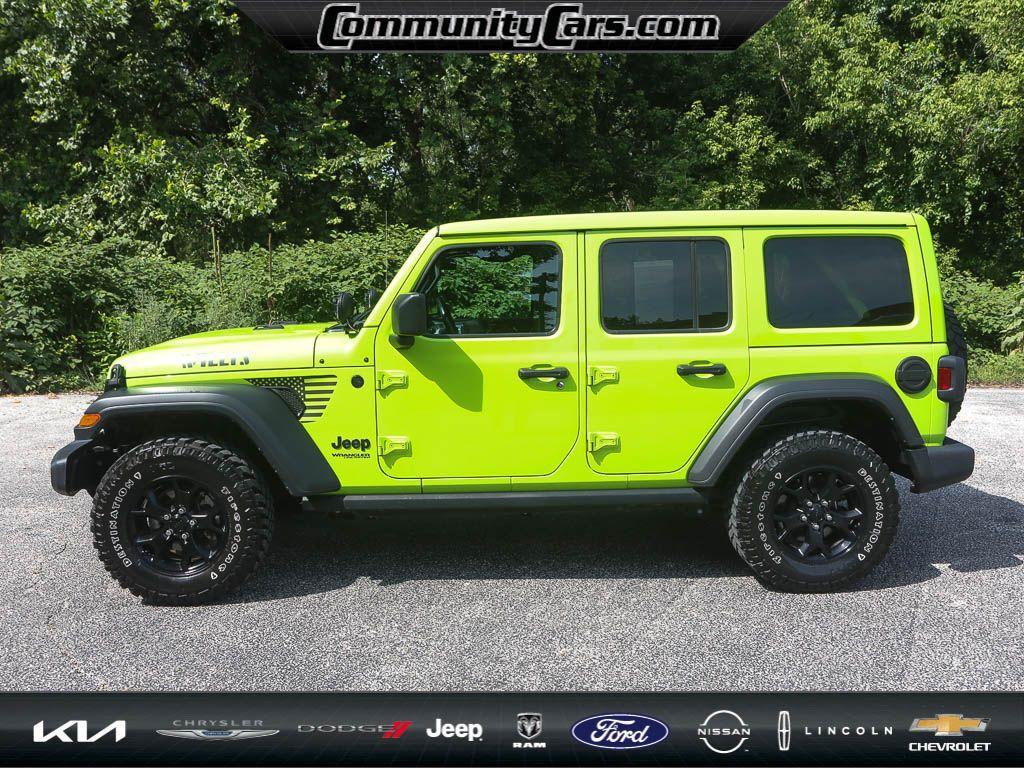 used 2021 Jeep Wrangler Unlimited car, priced at $29,691