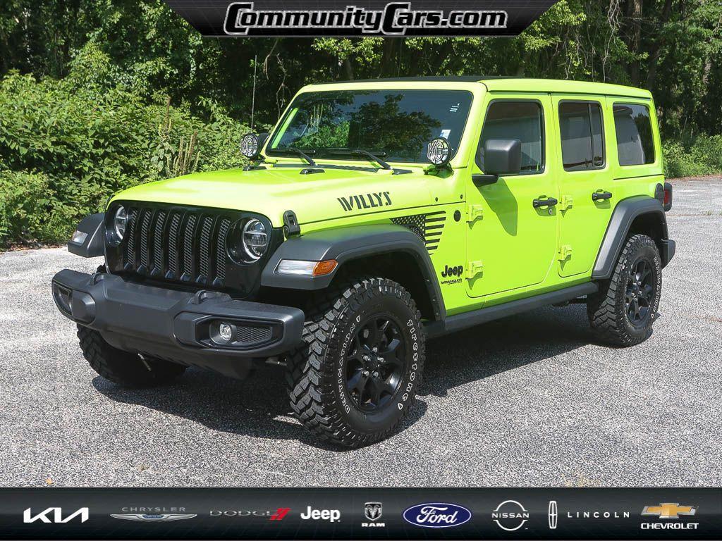 used 2021 Jeep Wrangler Unlimited car, priced at $29,691