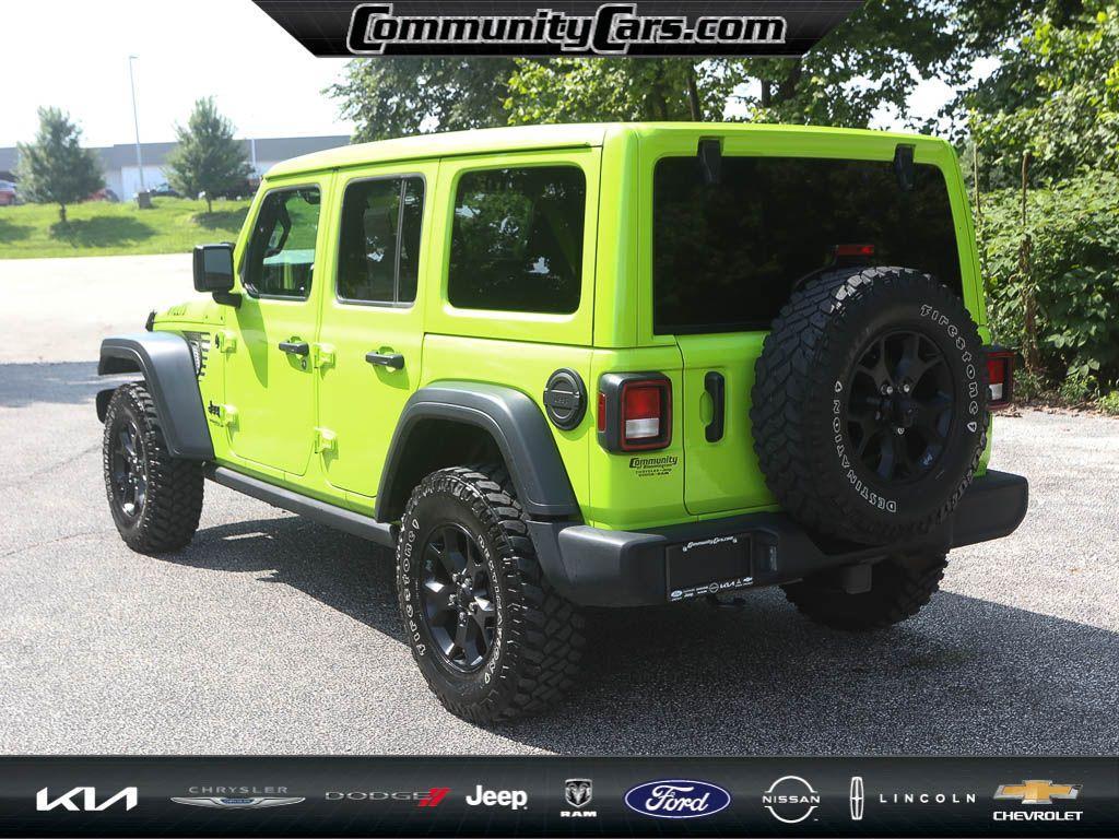 used 2021 Jeep Wrangler Unlimited car, priced at $29,691