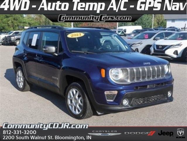 used 2021 Jeep Renegade car, priced at $21,700