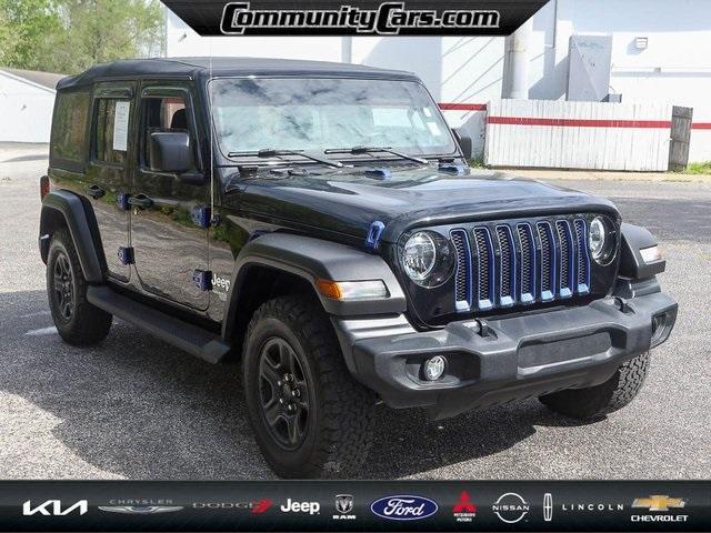 used 2021 Jeep Wrangler Unlimited car, priced at $27,687