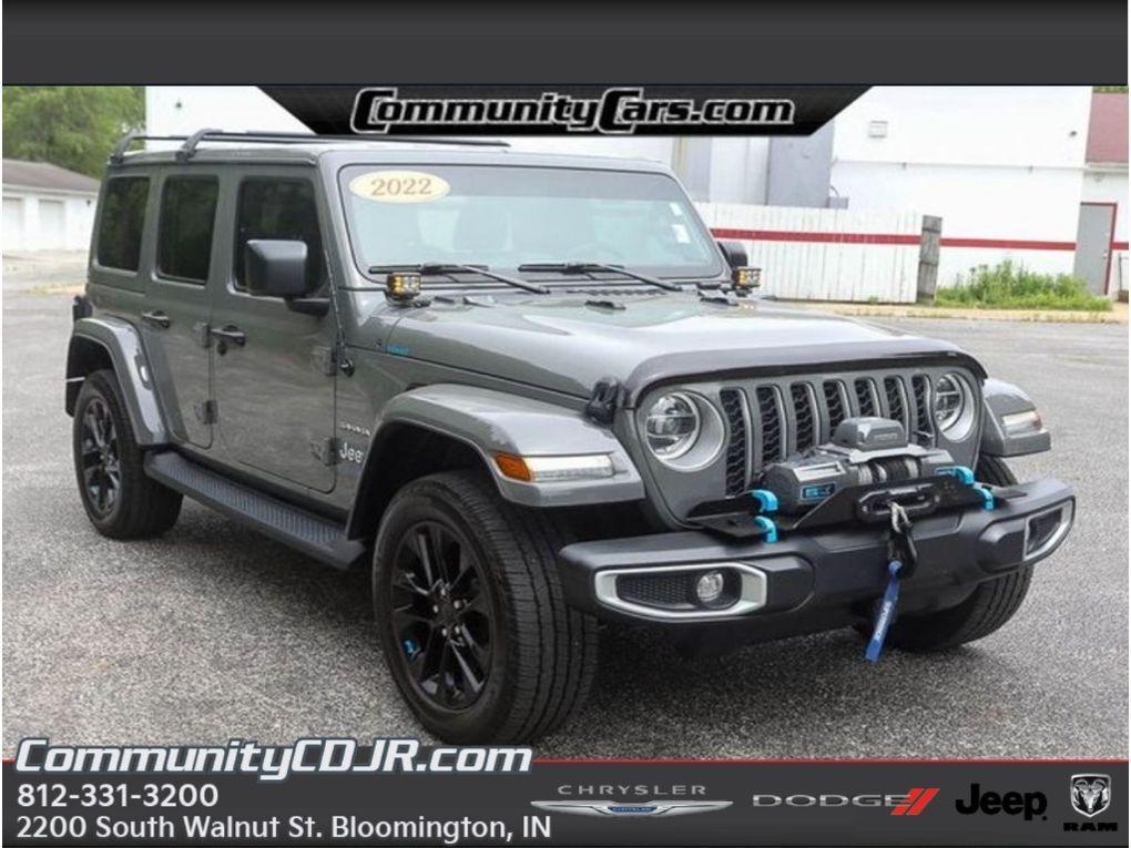 used 2022 Jeep Wrangler Unlimited 4xe car, priced at $32,700