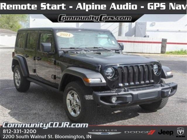 used 2021 Jeep Wrangler Unlimited car, priced at $30,907