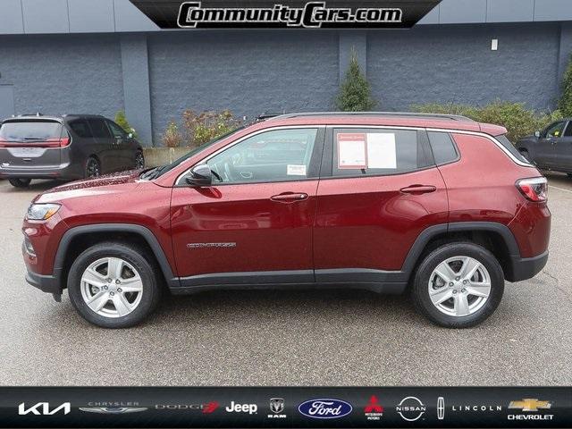 used 2022 Jeep Compass car, priced at $23,200