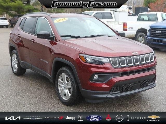 used 2022 Jeep Compass car, priced at $23,200