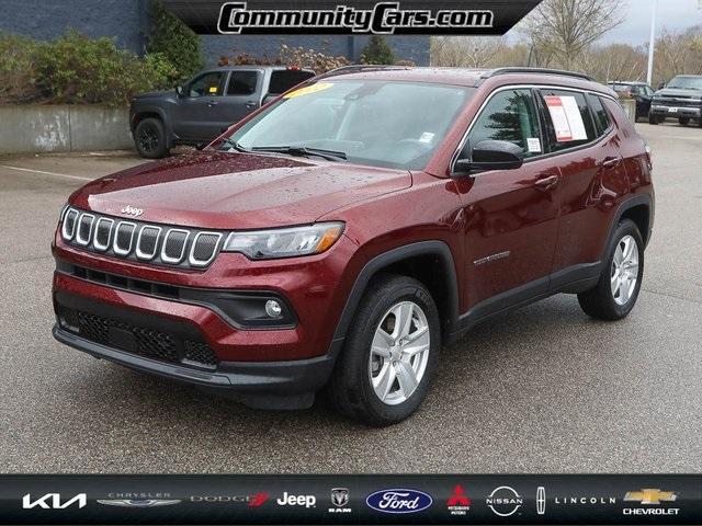 used 2022 Jeep Compass car, priced at $23,200