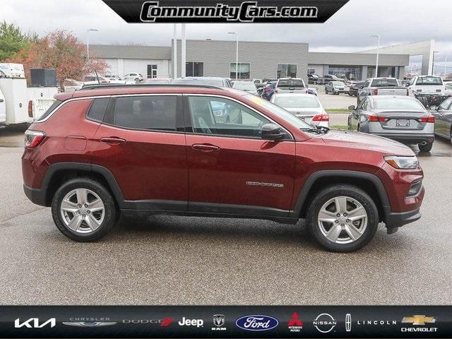 used 2022 Jeep Compass car, priced at $23,200