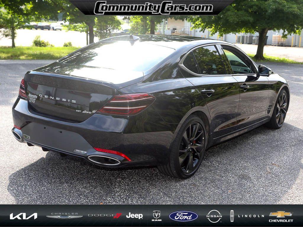 used 2023 Genesis G70 car, priced at $35,625
