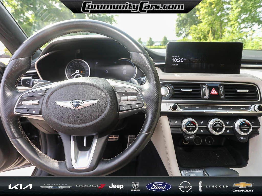 used 2023 Genesis G70 car, priced at $35,625