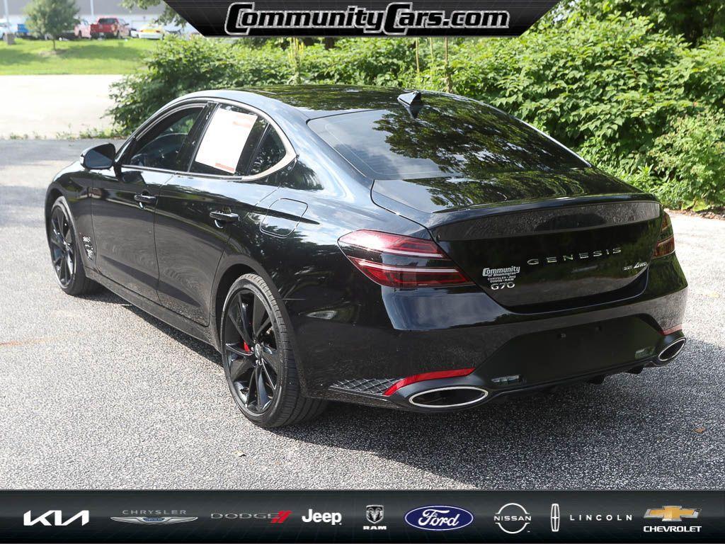 used 2023 Genesis G70 car, priced at $35,625