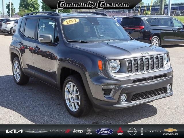 used 2021 Jeep Renegade car, priced at $21,200