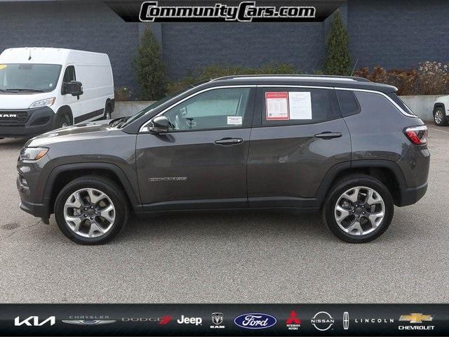 used 2022 Jeep Compass car, priced at $24,500