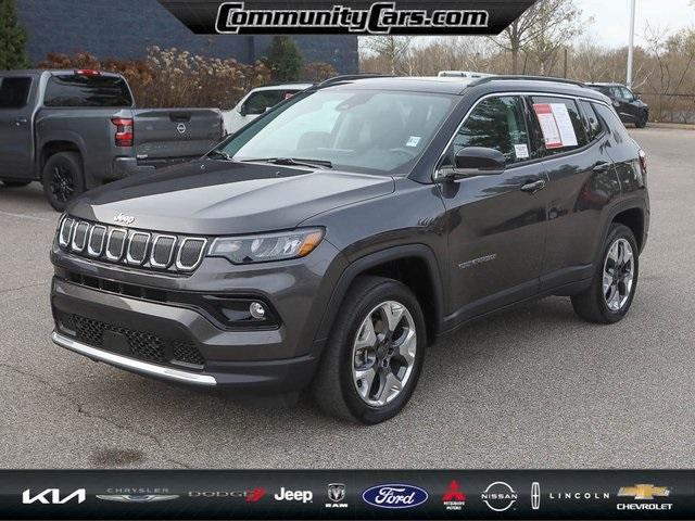 used 2022 Jeep Compass car, priced at $24,500