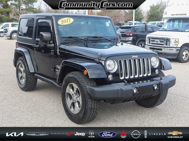 used 2017 Jeep Wrangler car, priced at $17,500