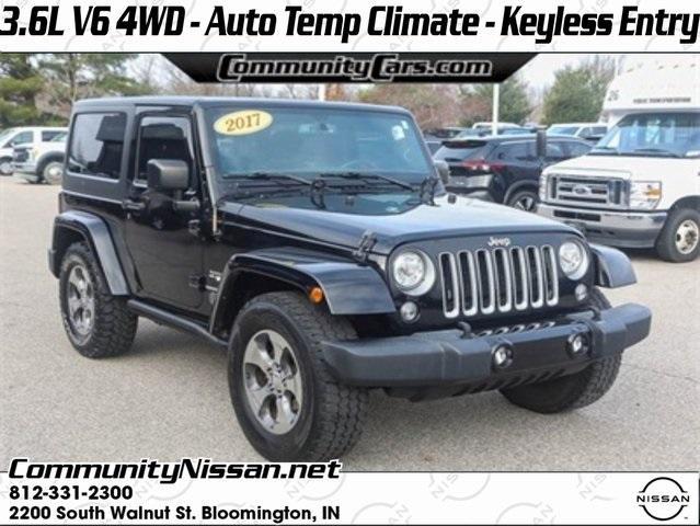 used 2017 Jeep Wrangler car, priced at $17,500