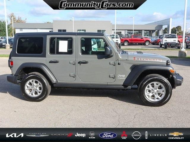 used 2021 Jeep Wrangler Unlimited car, priced at $33,800