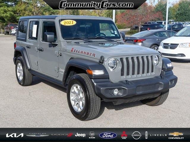 used 2021 Jeep Wrangler Unlimited car, priced at $33,800