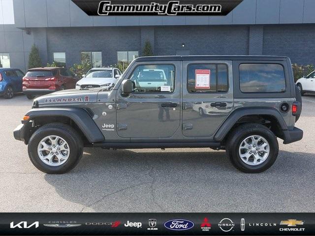 used 2021 Jeep Wrangler Unlimited car, priced at $33,800