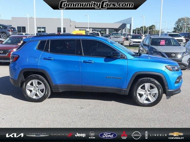 used 2022 Jeep Compass car, priced at $22,300