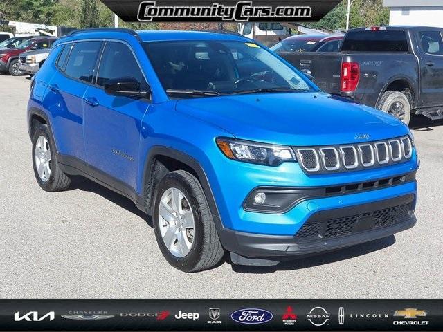 used 2022 Jeep Compass car, priced at $22,300