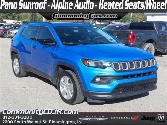 used 2022 Jeep Compass car, priced at $22,500